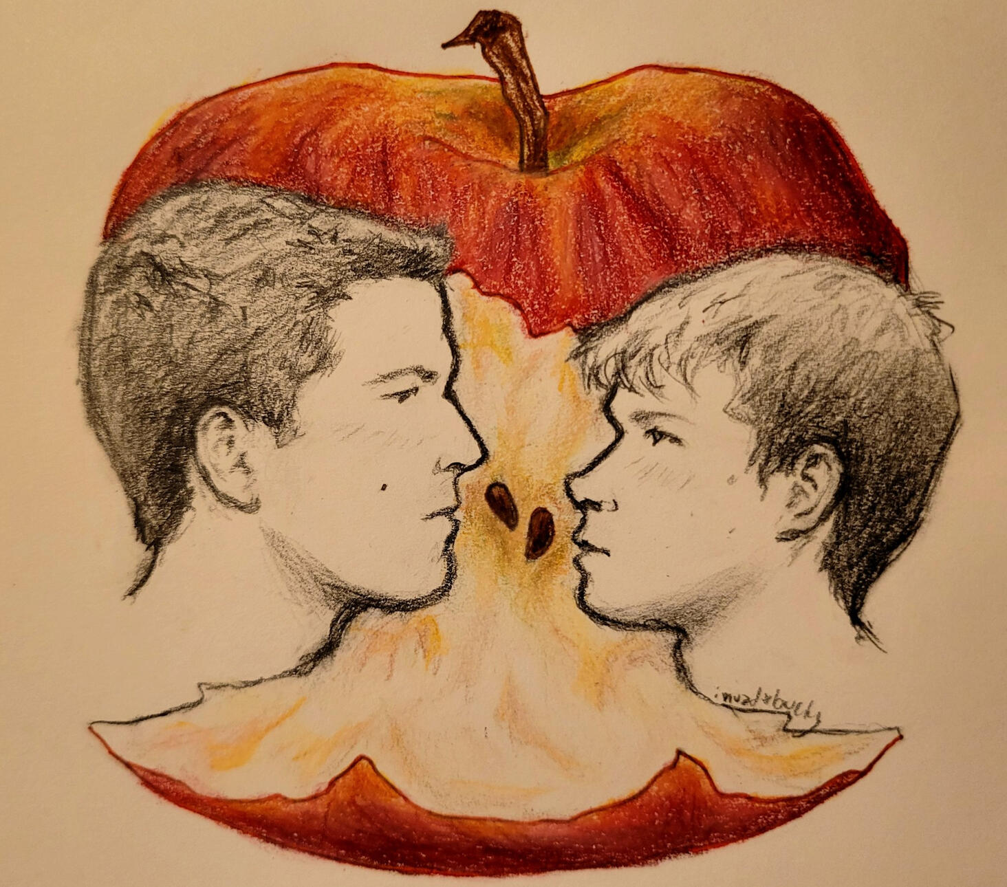 Rotten and Beautiful, Color Pencil &amp; Paper, 2025